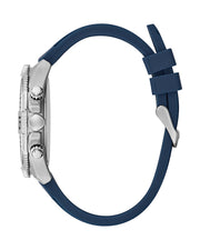  Shop Authentic Guess Commander Blue Dial Blue Rubber Strap Watch for Men - GW0211G1 - Luxxuri