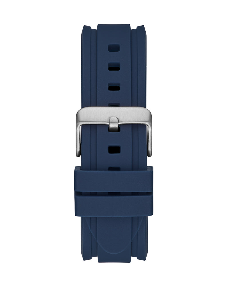  Shop Authentic Guess Commander Blue Dial Blue Rubber Strap Watch for Men - GW0211G1 - Luxxuri