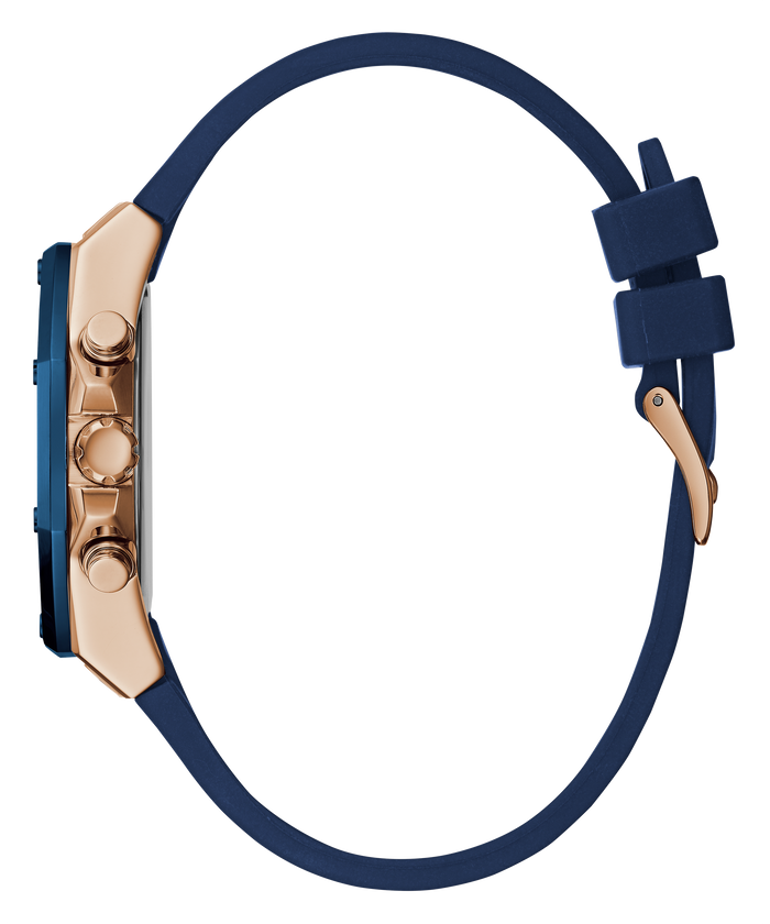  Shop Authentic Guess Athena White Dial White Dial Blue Rubber Strap Watch For Women - GW0030L5 - Luxxuri