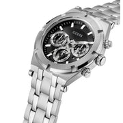  Shop Authentic Guess Continental Black Dial Silver Steel Strap Watch for Men - GW0260G1 - Luxxuri