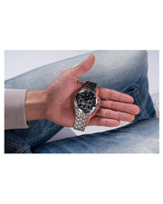  Shop Authentic Guess Continental Black Dial Silver Steel Strap Watch for Men - GW0260G1 - Luxxuri