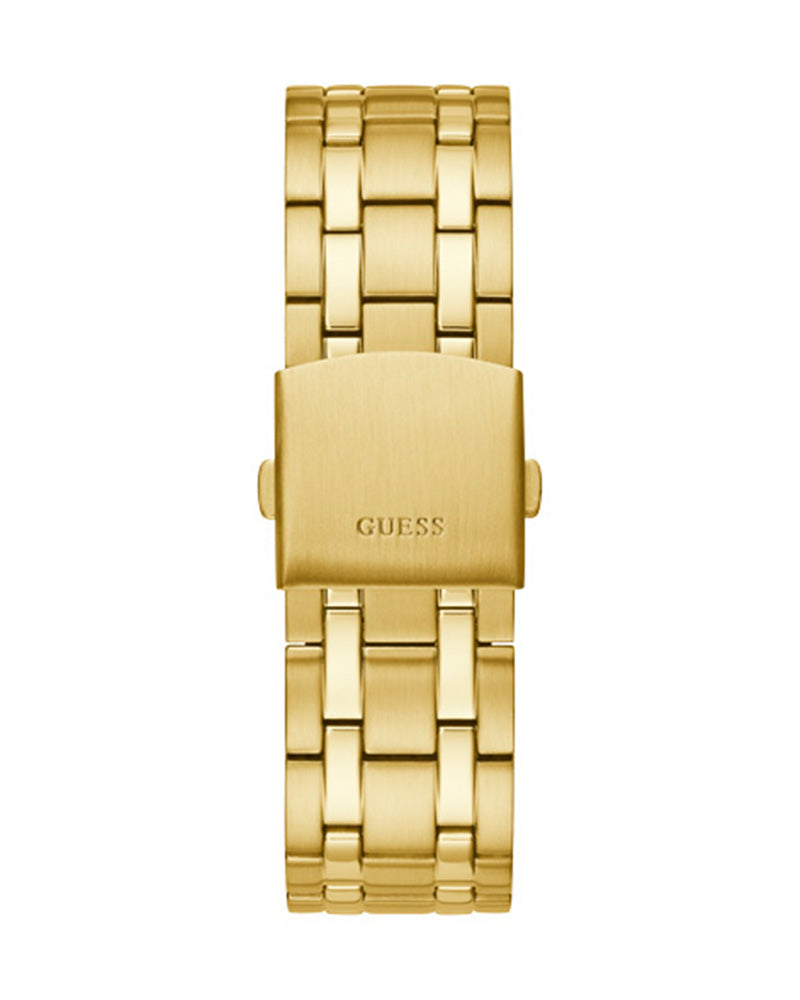  Shop Authentic Guess Continental Black Dial Gold Steel Strap Watch for Men - GW0260G2 - Luxxuri