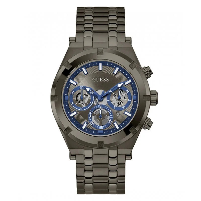  Shop Authentic Guess Continental Grey Dial Grey Steel Strap Watch for Men - GW0260G3 - Luxxuri