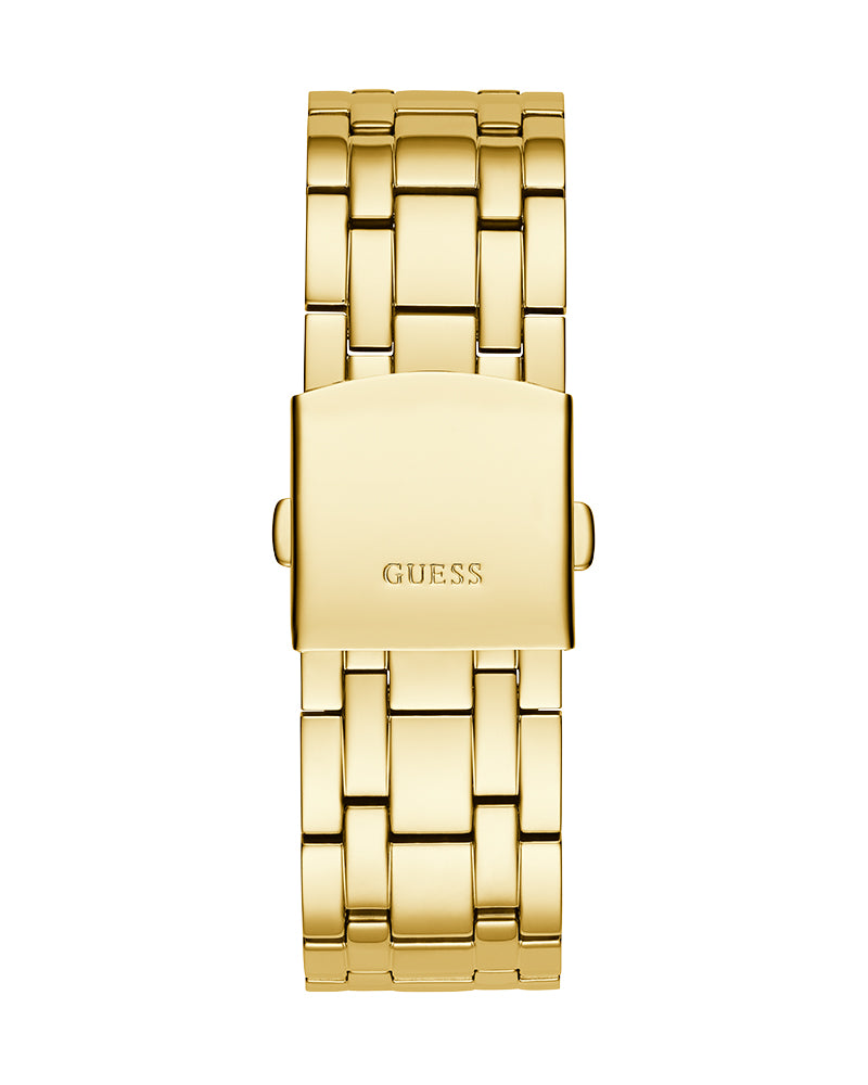  Shop Authentic Guess Continental Diamonds Gold Dial Gold Steel Strap Watch for Men - GW0261G2 - Luxxuri