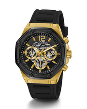  Shop Authentic Guess Momentum Black Dial Black Rubber Strap Watch for Men - GW0263G1 - Luxxuri