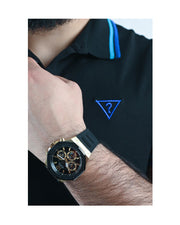  Shop Authentic Guess Momentum Black Dial Black Rubber Strap Watch for Men - GW0263G1 - Luxxuri