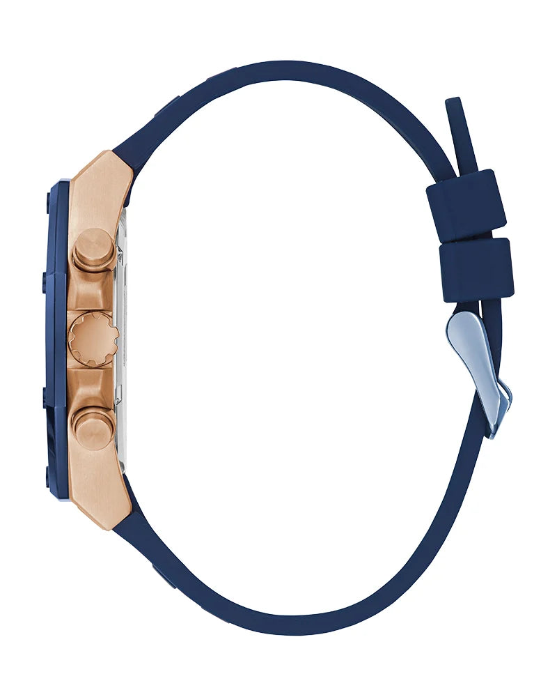  Shop Authentic Guess Momentum Chronograph Blue Dial Blue Rubber Strap Watch for Men - GW0263G2 - Luxxuri