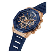  Shop Authentic Guess Momentum Chronograph Blue Dial Blue Rubber Strap Watch for Men - GW0263G2 - Luxxuri
