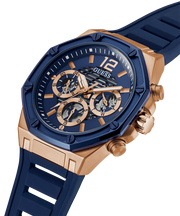 Shop Authentic Guess Momentum Chronograph Blue Dial Blue Rubber Strap Watch for Men - GW0263G2 - Luxxuri