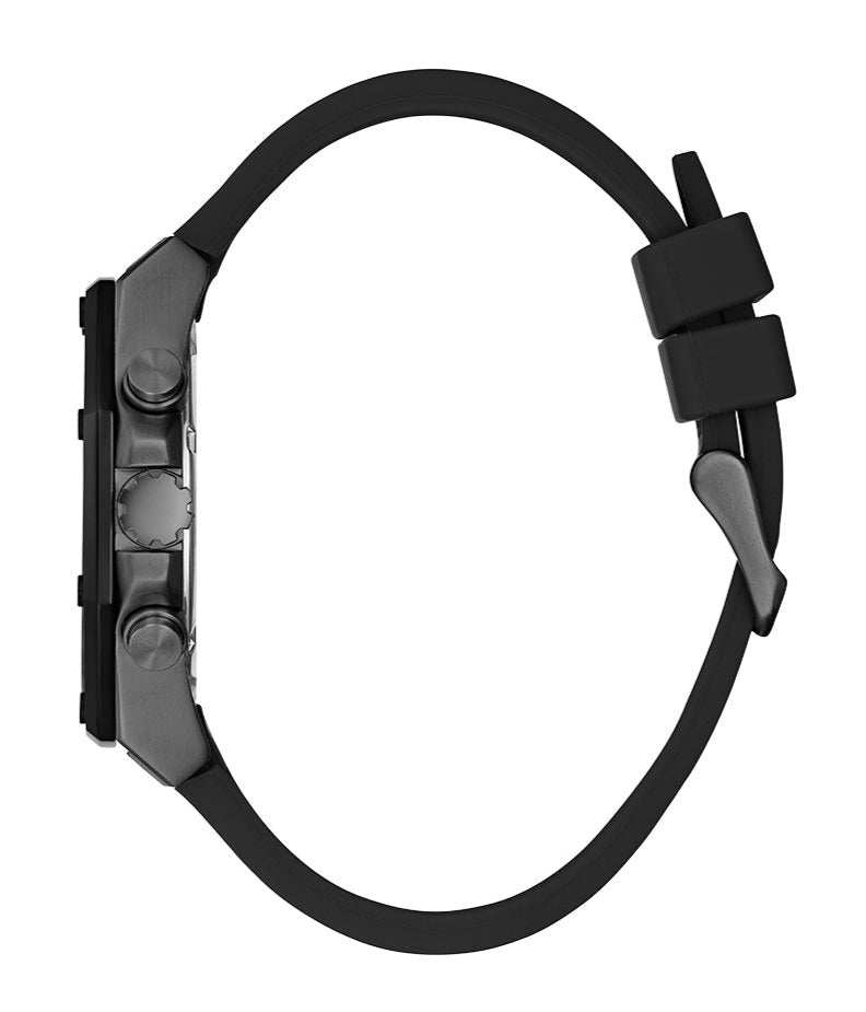  Shop Authentic Guess Momentum Black Dial Black Rubber Strap Watch for Men - GW0263G4 - Luxxuri