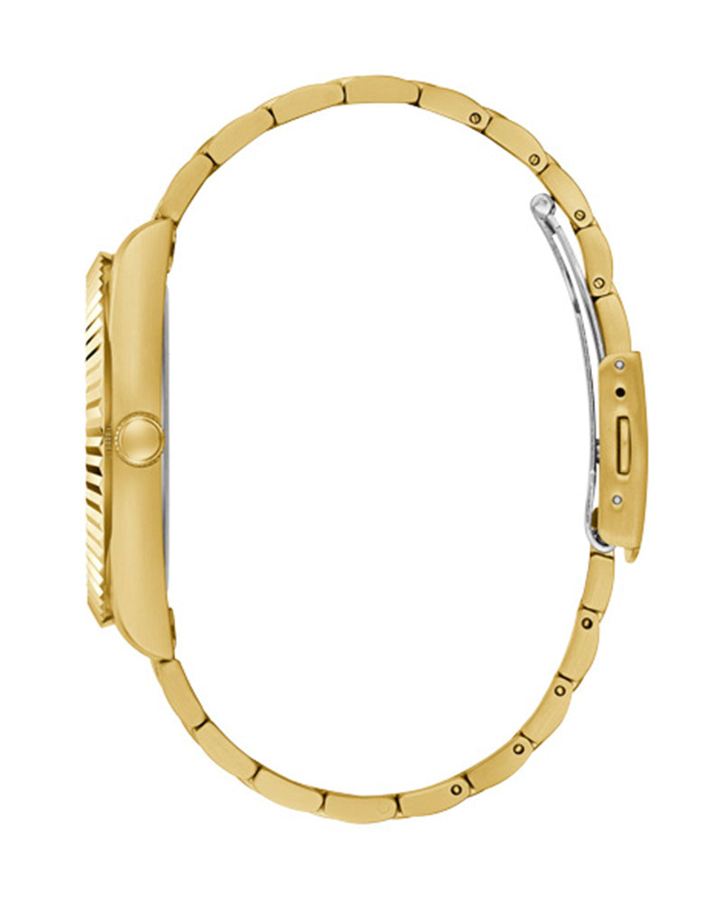  Shop Authentic Guess Connoisseur Gold Dial Gold Steel Strap Watch for Men - GW0265G2 - Luxxuri