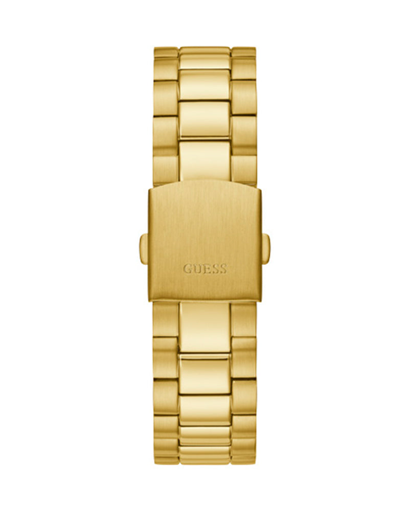  Shop Authentic Guess Connoisseur Black Dial Gold Steel Strap Watch for Men - GW0265G3 - Luxxuri