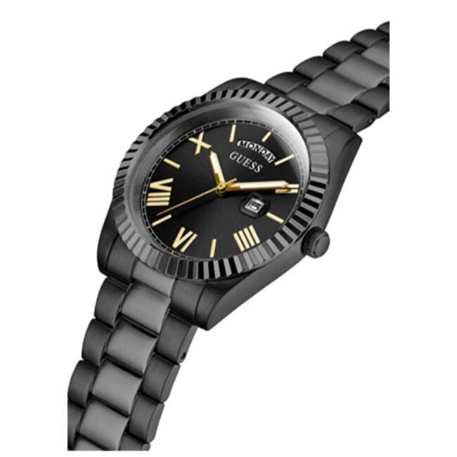  Shop Authentic Guess Connoisseur Black Dial Black Steel Strap Watch for Men - GW0265G4 - Luxxuri