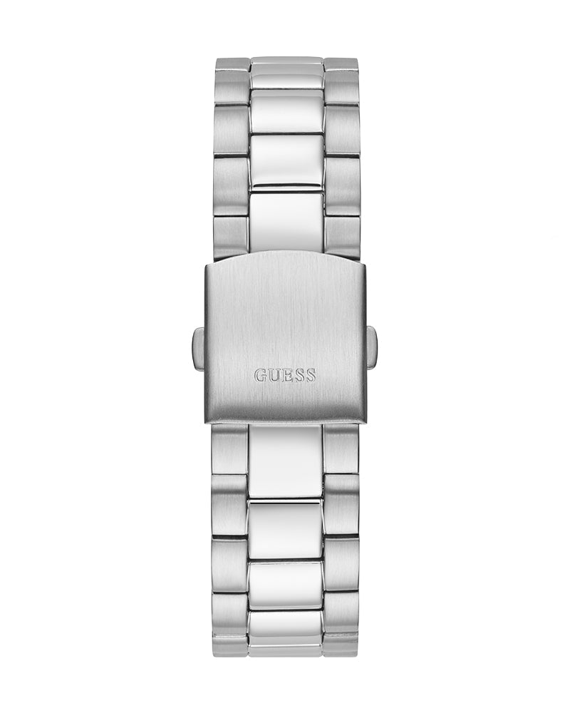  Shop Authentic Guess Connoisseur Silver Dial Silver Steel Strap Watch for Men - GW0265G6 - Luxxuri