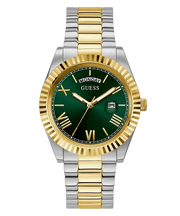  Shop Authentic Guess Connoisseur Green Dial Two Tone Steel Strap Watch for Men - GW0265G8 - Luxxuri