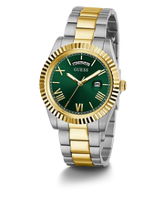  Shop Authentic Guess Connoisseur Green Dial Two Tone Steel Strap Watch for Men - GW0265G8 - Luxxuri