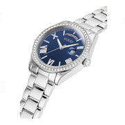  Shop Authentic Guess Luna Diamonds Blue Dial Silver Steel Strap Watch for Women - GW0307L1 - Luxxuri
