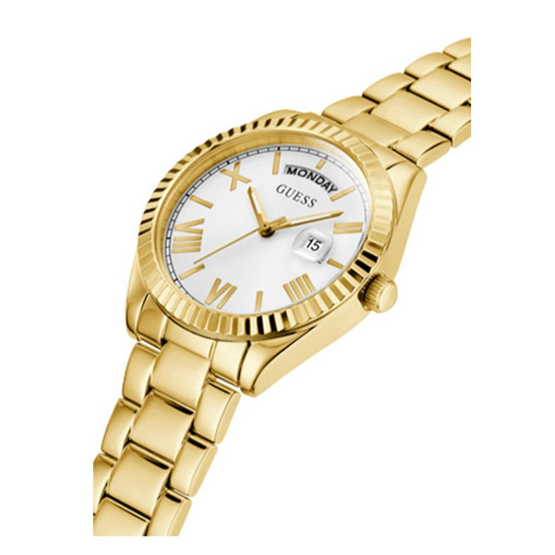  Shop Authentic Guess Luna White Dial Gold Steel Strap Watch for Women - GW0308L2 - Luxxuri