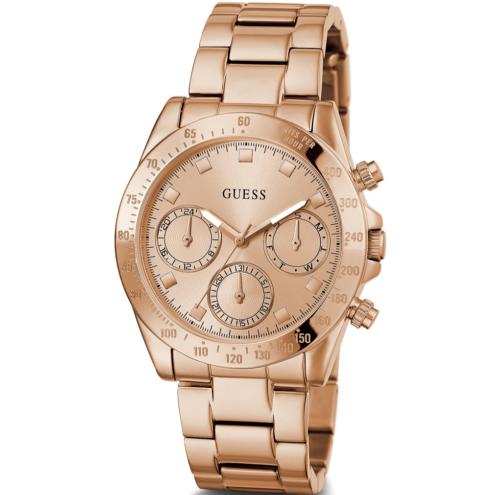  Shop Authentic Guess Eclipse Rose Gold Dial Rose Gold Steel Strap Watch for Women - GW0314L3 - Luxxuri