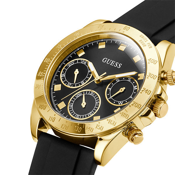  Shop Authentic Guess Eclipse Multi Function Black Dial Black Rubber Strap Watch for Women - GW0315L1 - Luxxuri