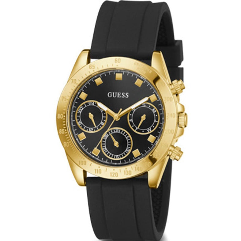  Shop Authentic Guess Eclipse Multi Function Black Dial Black Rubber Strap Watch for Women - GW0315L1 - Luxxuri