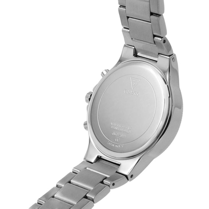  Shop Authentic Guess Moonlight Multi Function Diamonds Silver Dial Silver Steel Strap Watch for Women - GW0320L1 - Luxxuri