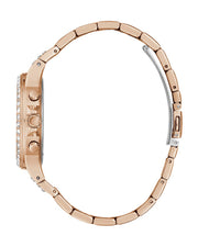  Shop Authentic Guess Moonlight Multi Function Diamonds White Dial Rose Gold Steel Strap Watch for Women - GW0320L3 - Luxxuri