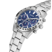  Shop Authentic Guess Altitude Chronograph Blue Dial Silver Steel Strap Watch for Men - GW0329G1 - Luxxuri