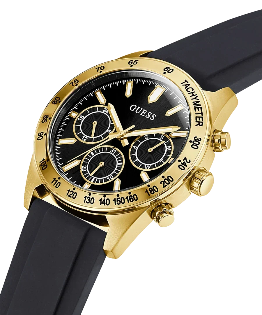  Shop Authentic Guess Sport Multifunctional Black Dial Black Rubber Strap Watch for Men - GW0332G2 - Luxxuri