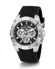  Shop Authentic Guess Trophy Multifunction Black Dial Black Rubber Strap Watch for Men - GW0333G1 - Luxxuri