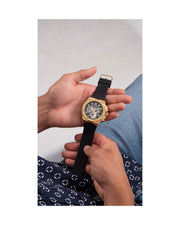  Shop Authentic Guess Third Gear Multifunction Black Dial Black Rubber Strap Watch for Men - GW0334G2 - Luxxuri
