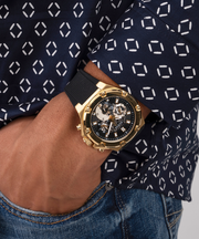  Shop Authentic Guess Third Gear Analog Blue Dial Blue Rubber Strap Watch for Men - GW0334G3 - Luxxuri