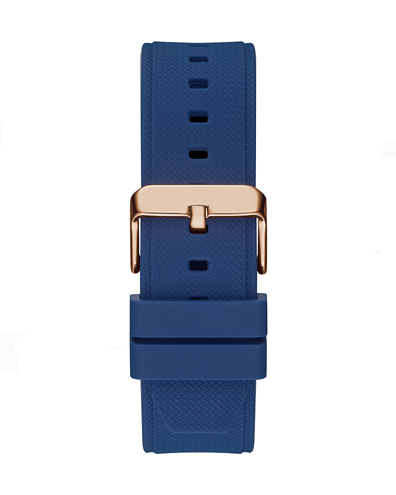  Shop Authentic Guess Third Gear Analog Blue Dial Blue Rubber Strap Watch for Men - GW0334G3 - Luxxuri