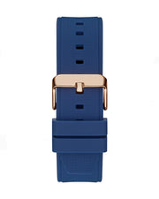  Shop Authentic Guess Third Gear Analog Blue Dial Blue Rubber Strap Watch for Men - GW0334G3 - Luxxuri