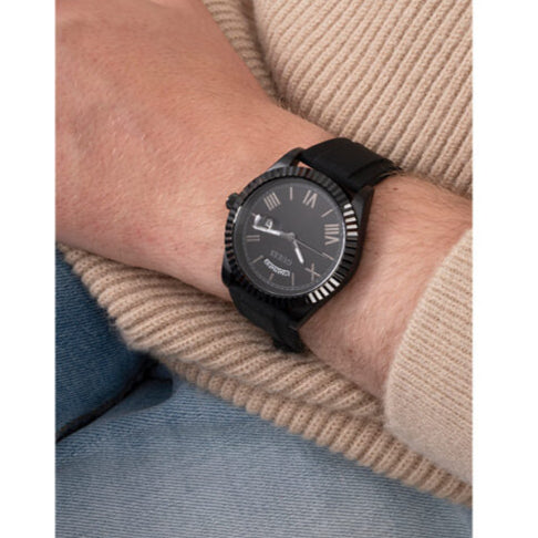  Shop Authentic Guess Connoisseur Black Dial Black Silicone Strap Watch For Men - GW0335G1 - Luxxuri