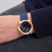  Shop Authentic Guess Connoisseur Blue Dial Blue Silicone Strap Watch For Men - GW0335G2 - Luxxuri