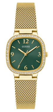 Shop Authentic Guess Quartz Green Dial Gold Mesh Strap Watch For Women - GW0354L5 - Luxxuri