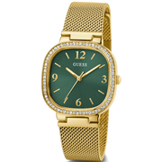  Shop Authentic Guess Quartz Green Dial Gold Mesh Strap Watch For Women - GW0354L5 - Luxxuri