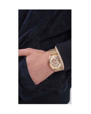  Shop Authentic Guess Tailor Multifunction Gold Dial Gold Mesh Bracelet Watch for Men - GW0368G2 - Luxxuri