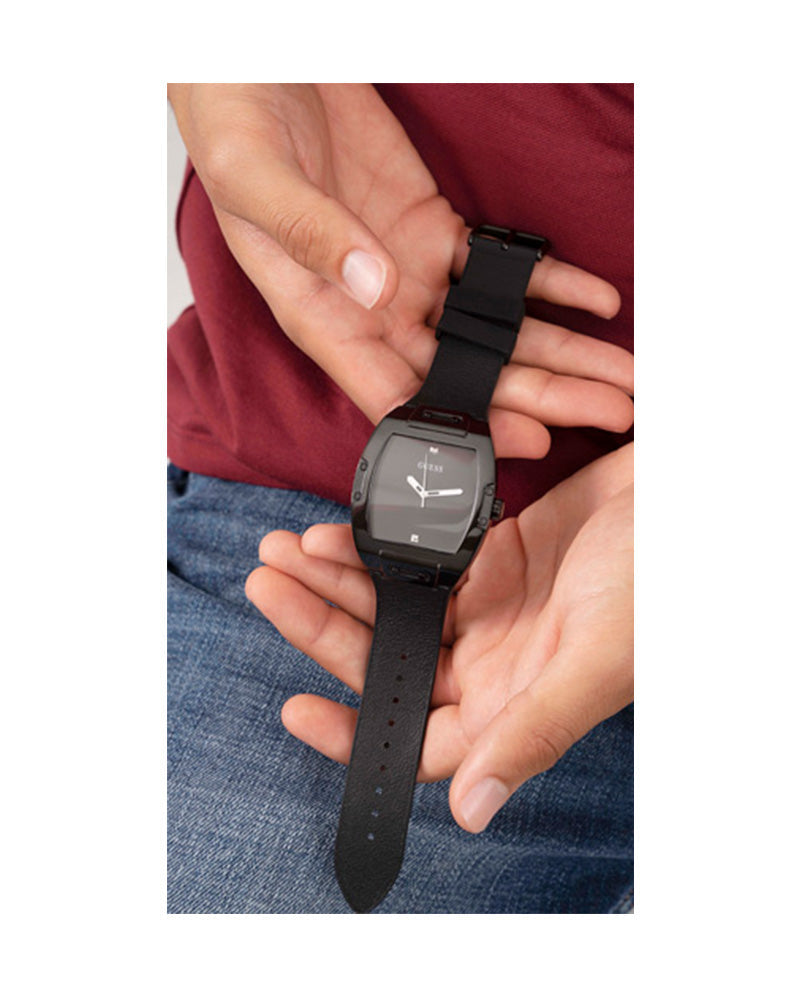  Shop Authentic Guess Phoenix Black Dial Black Rubber Strap Watch for Men - GW0386G1 - Luxxuri