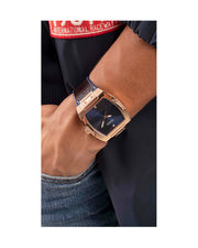  Shop Authentic Guess Phoenix Blue Dial Brown Leather Strap Watch for Men - GW0386G2 - Luxxuri