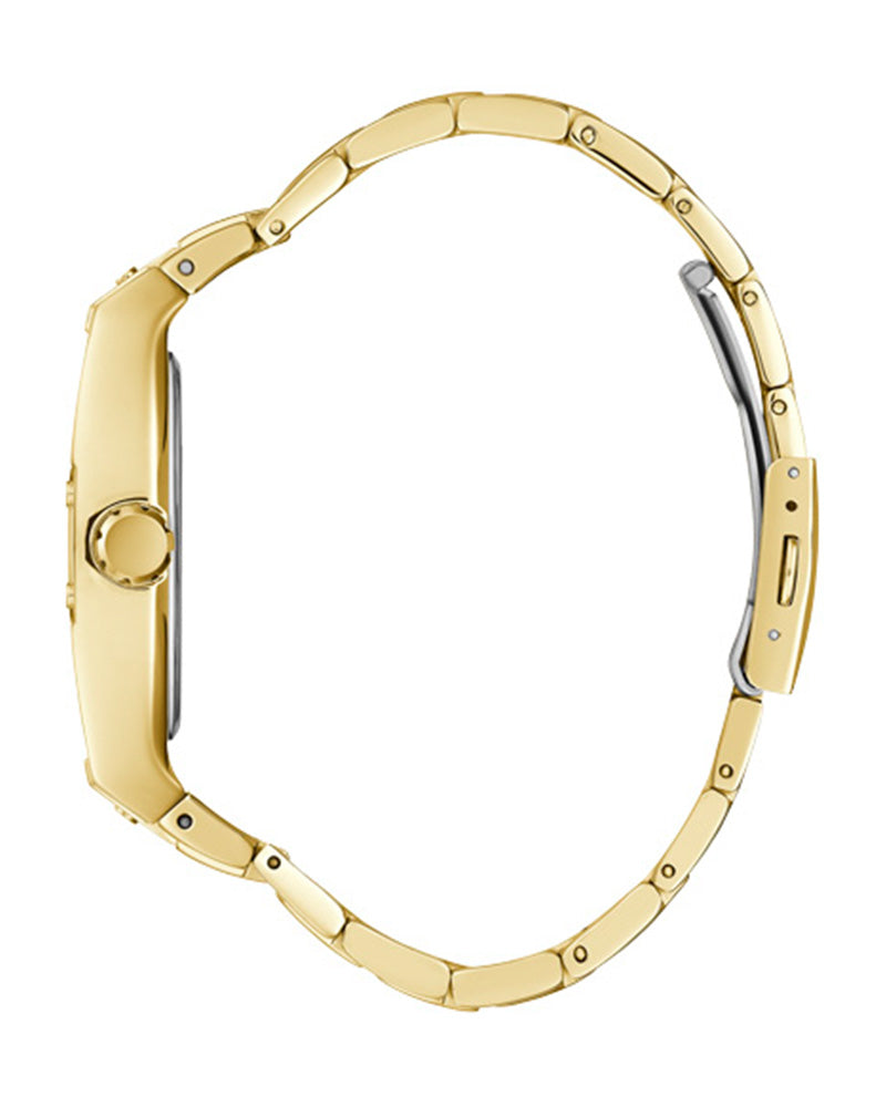  Shop Authentic Guess Phoenix Black Dial Gold Steel Strap Watch for Men - GW0387G2 - Luxxuri