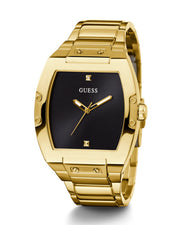  Shop Authentic Guess Phoenix Black Dial Gold Steel Strap Watch for Men - GW0387G2 - Luxxuri