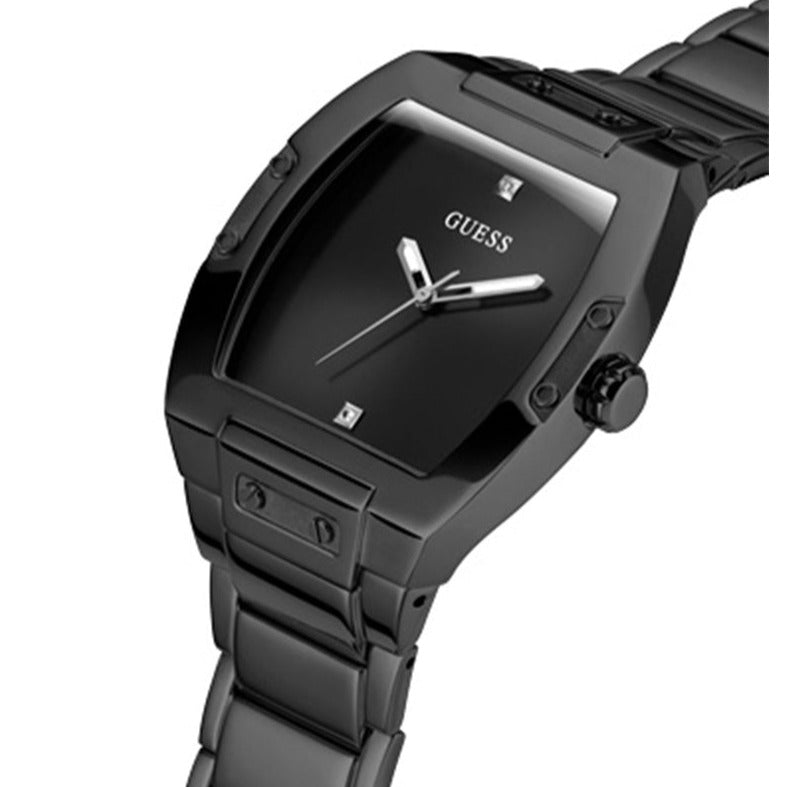  Shop Authentic Guess Trend Black Dial Black Steel Strap Watch for Men - GW0387G3 - Luxxuri