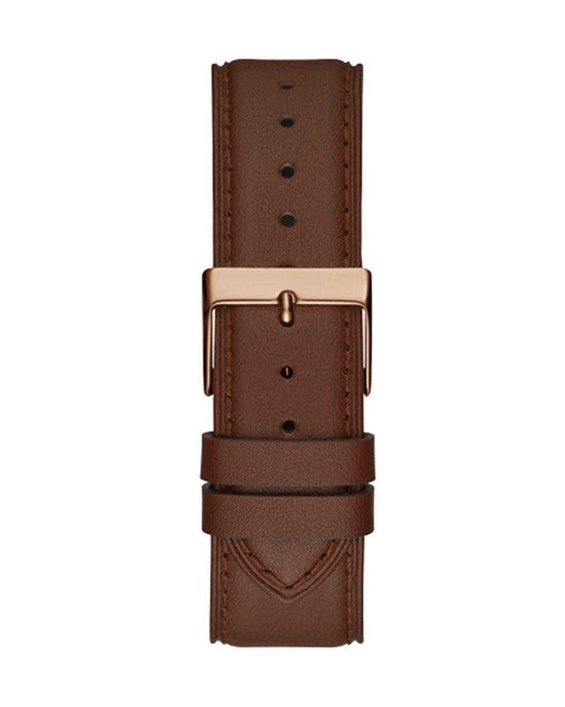  Shop Authentic Guess Tailor Analog Blue Dial Brown Leather Strap Watch for Men - GW0389G3 - Luxxuri