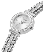  Shop Authentic Guess Gala Diamonds Silver Dial Silver Steel Strap Watch for Women - GW0401L1 - Luxxuri
