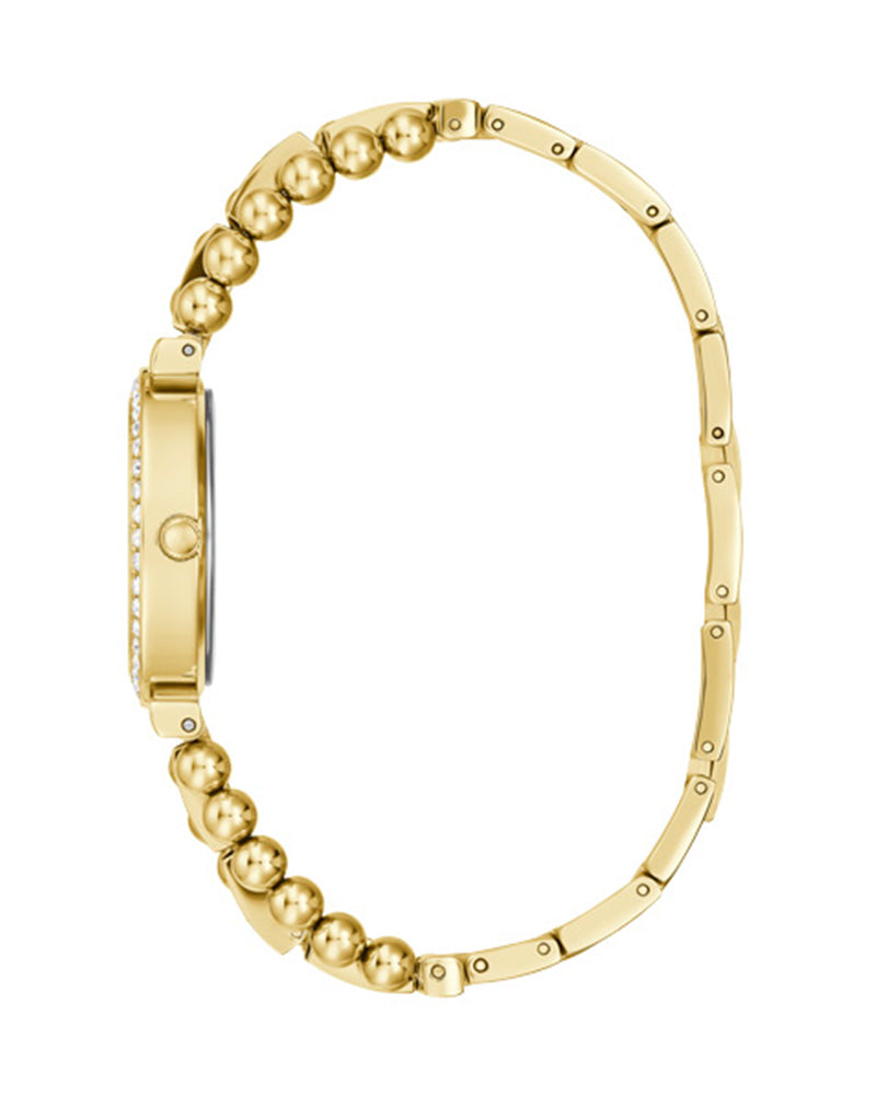  Shop Authentic Guess Gala Diamonds Gold Dial Gold Steel Strap Watch for Women - GW0401L2 - Luxxuri