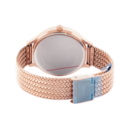  Shop Authentic Guess Soiree Diamonds Rose Gold Dial Rose Gold Mesh Bracelet Watch for Women - GW0402L3 - Luxxuri