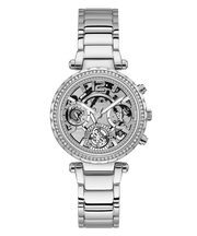  Shop Authentic Guess Solstice Diamonds Silver Dial Silver Steel Strap Watch for Women - GW0403L1 - Luxxuri