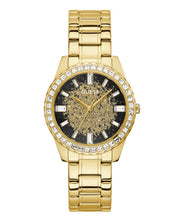  Shop Authentic Guess Night Life Diamonds Black Dial Gold Steel Strap Watch for Women - GW0405L2 - Luxxuri